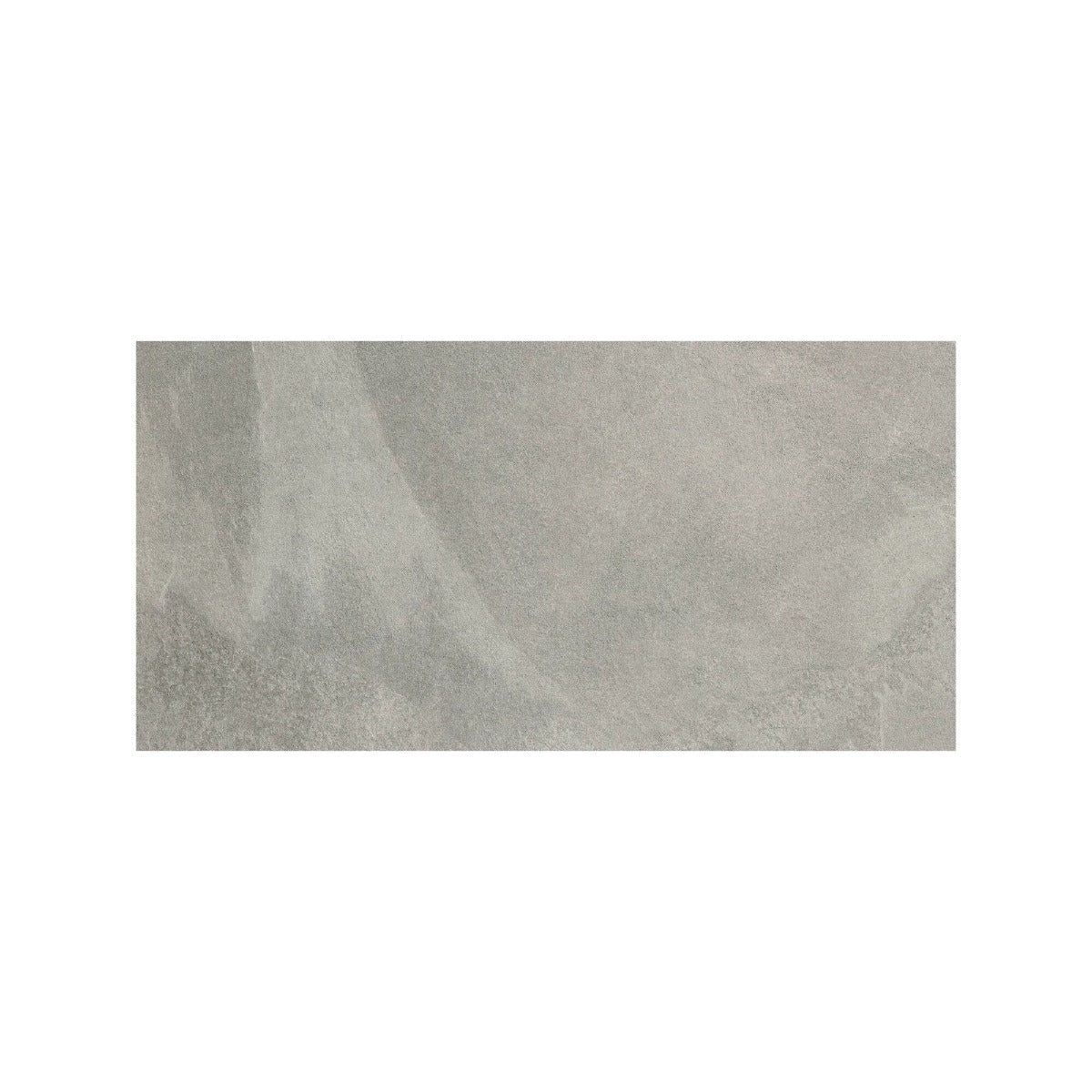 Shale light grey stone tile 60 x 120cm with subtle veining and matte finish for modern flooring and walls