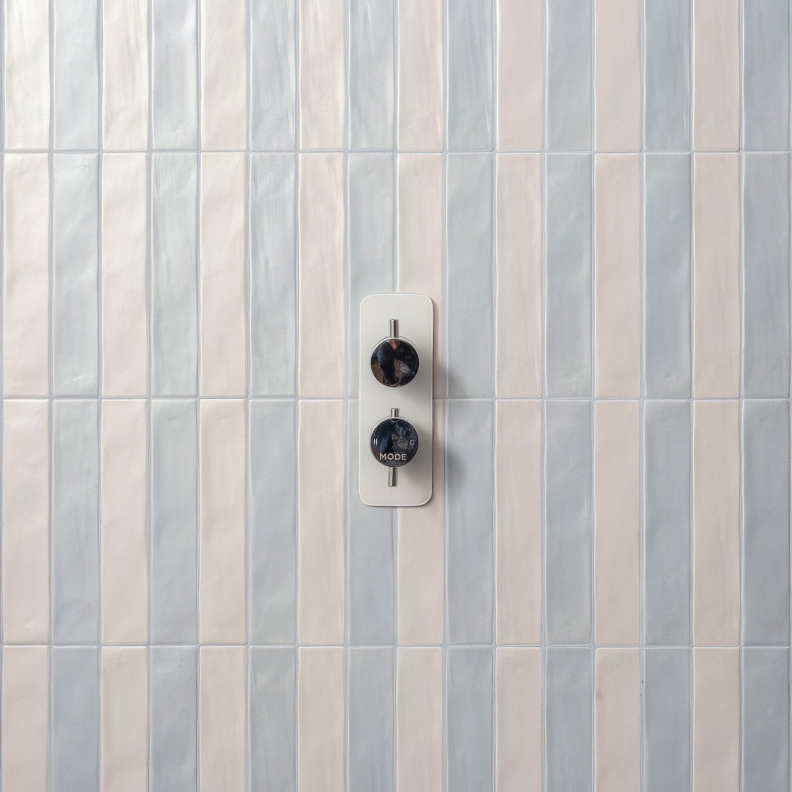 Sherbet Blue Brick 5x25cm in a bathroom setting (2)