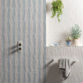 Sherbet White Brick 5x25cm in a bathroom setting