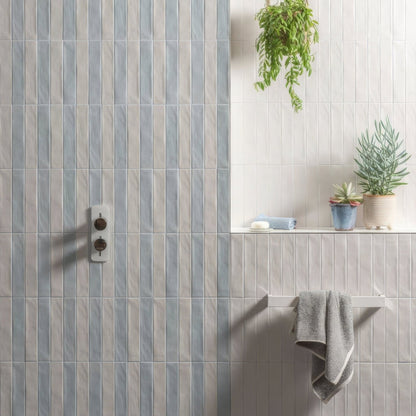 Sherbet White Brick 5x25cm