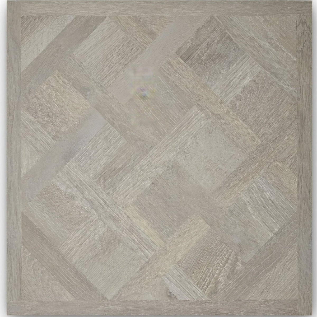 Sherwood Oak 80 x 80cm grayish-white wood-effect parquet tile with herringbone pattern for flooring use