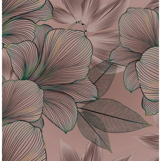 Shower Panel Art Deco Lilies