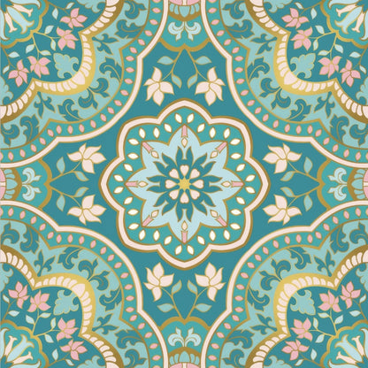 Shower Panel Indian Floral Manadala