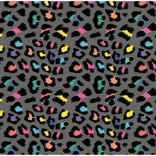 Shower Panel Neon Leopard - alternate view