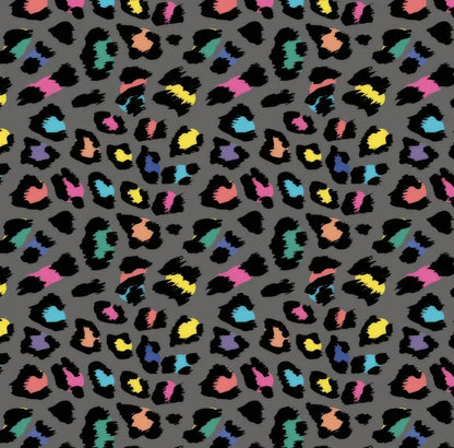 Shower Panel Neon Leopard