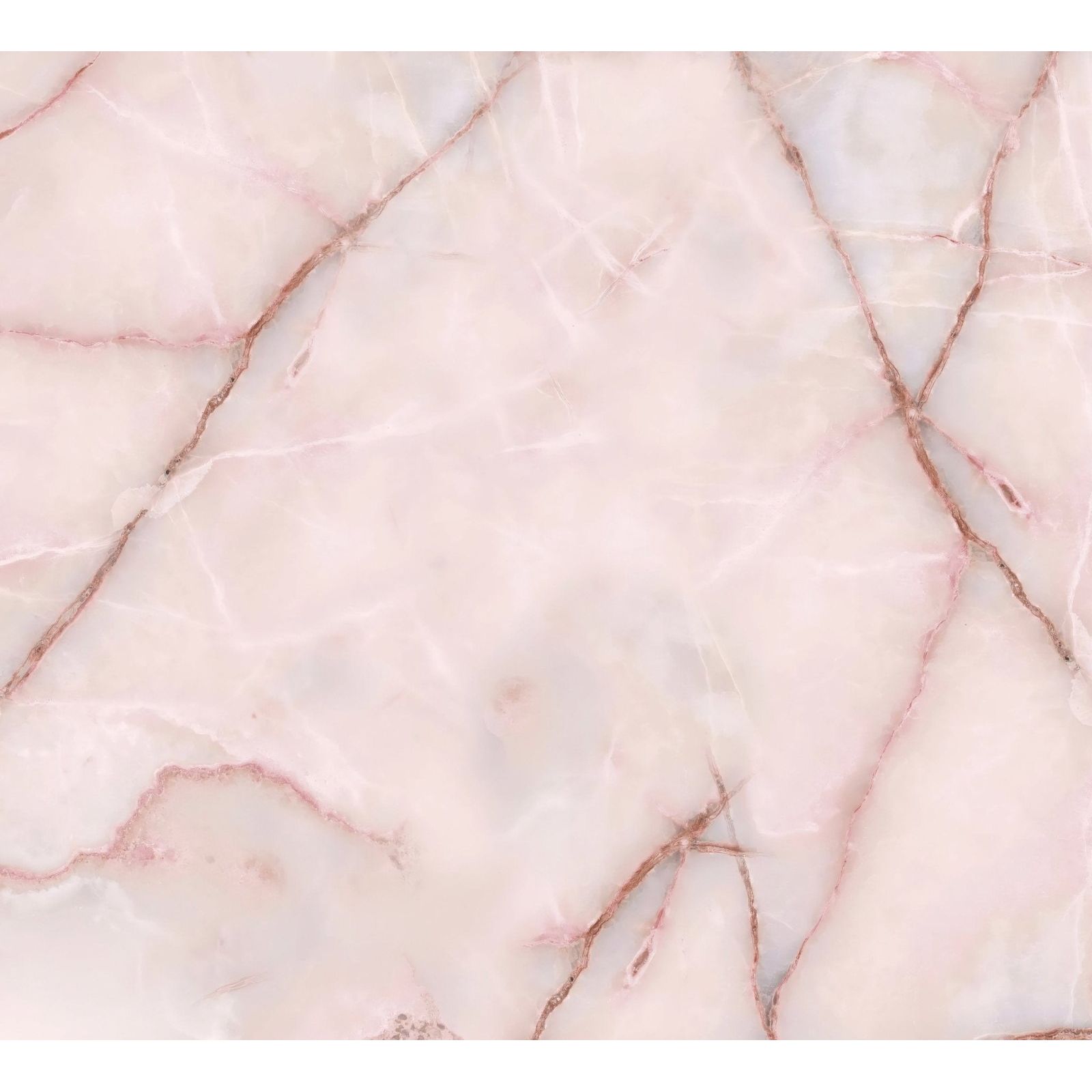 Shower panel pink veined marble with a smooth polished finish and subtle veining on a pink marble surface