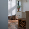 Sicilia Porcelain Brushed brown marble-effect porcelain tile