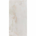 Cream-colored marble-effect signature naza white gloss tile with subtle beige veining for elegant interior flooring