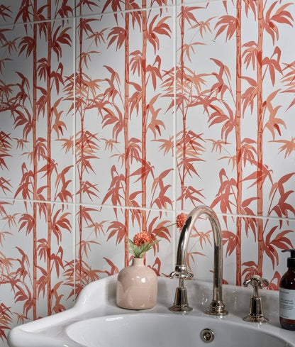 Silk Screen Ceramic Lantau Bamboo Incardine