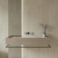 Lapis Beige Matt 59.8 x 59.8cm porcelain stone effect tile room setting