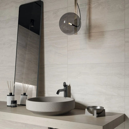 Lapis Light Grey Matt 59.8 x 59.8cm Porcelain Tile - thumbnail 1