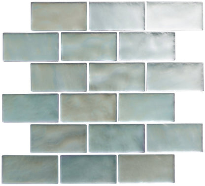 Silver Frost Mosaic Radiance