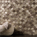 Skoll Beige Mix Scale Aluminium Mosaic