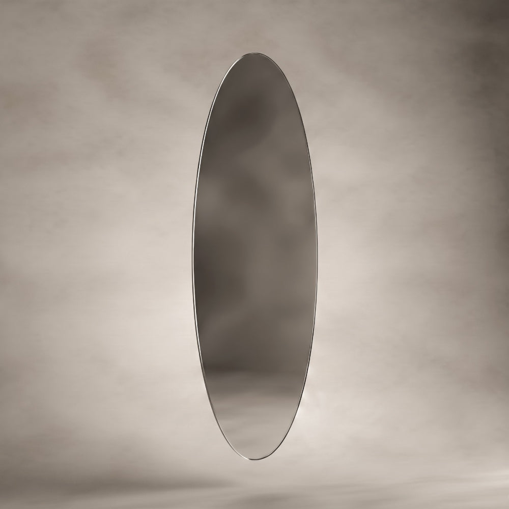 Slim Oval Mirror 45x100cm - Origins Living, view 2