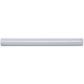 A sleek glossy white cylindrical bar with smooth rounded ends from snape chelsea