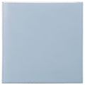 Snape field tile smooth square ceramic tile with a soft matte light blue finish for wall and floor use