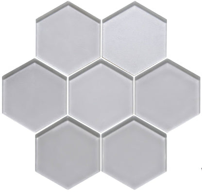 Solinda Metallic Hexagon Mosaics