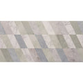 South beach collins 60x30cm diagonal-striped marble-effect tiles in soft white gray and muted green hues