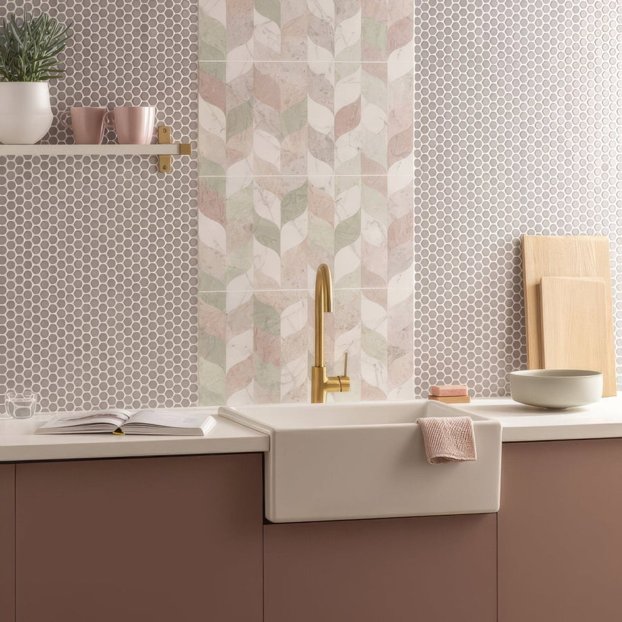 South Beach Ocean 60x30cm in a bathroom setting (2)