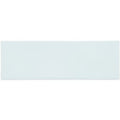A rectangular light blue matte ceramic brick tile southwold with a subtle glossy sheen