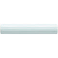 A sleek light blue matte ceramic tile with subtle horizontal ridges from southwold bundled reed collection