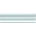 A sleek light blue southwold kensington ceramic tile with a glossy finish and subtle horizontal ridges