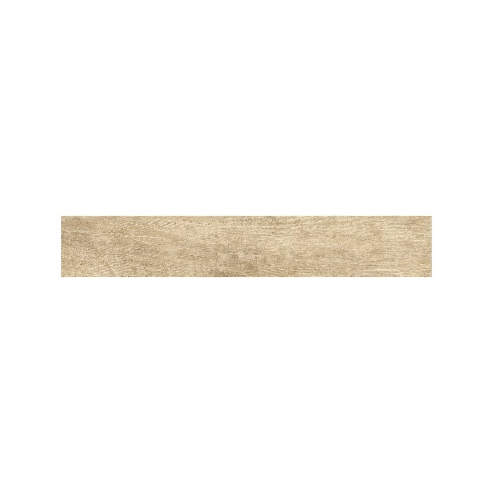 Beige wood-grain textured tile in southwold sycamore plank design suitable for flooring and wall applications