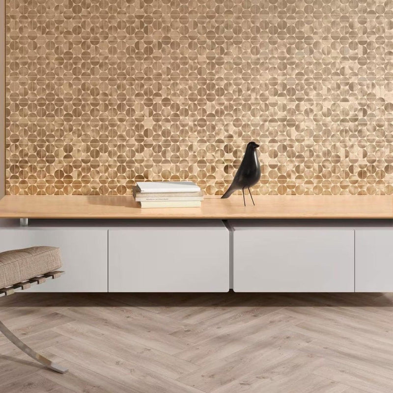 Sphere Copper Gold Mosaic