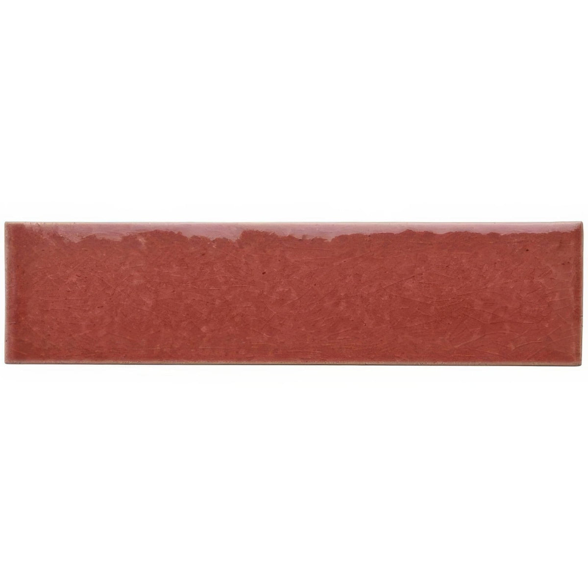 Spring brick tile is a rectangular terracotta ceramic tile with a matte finish and subtle texture