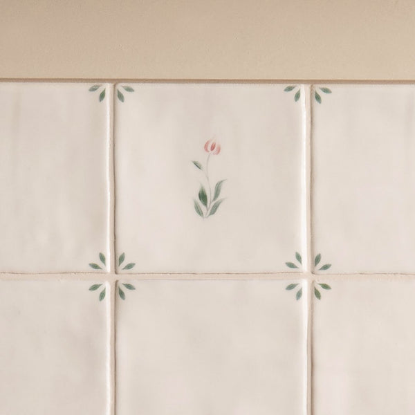 Spring Emma 13 x 13cm Ceramic Wall Tile