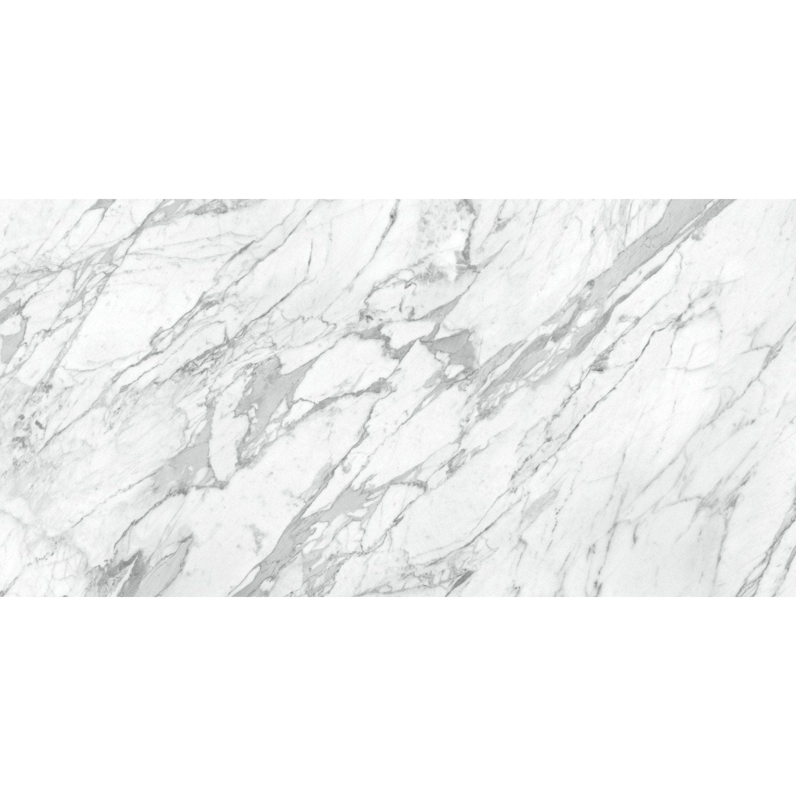 Statuarietto honed 60x30cm white marble tile with elegant gray veining ideal for stylish interior surfaces