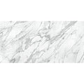 Statuarietto honed 60x30cm white marble tile with elegant gray veining ideal for stylish interior surfaces
