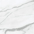White marble statuaria nuovo honed tile 60x60cm with elegant flowing gray veining on surface