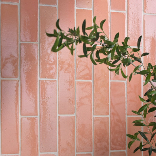 Stone Glaze Ceramic Blossom Gloss Brick - alternate view