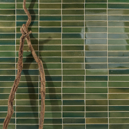 Stone Glaze Ceramic British Green Gloss Brick