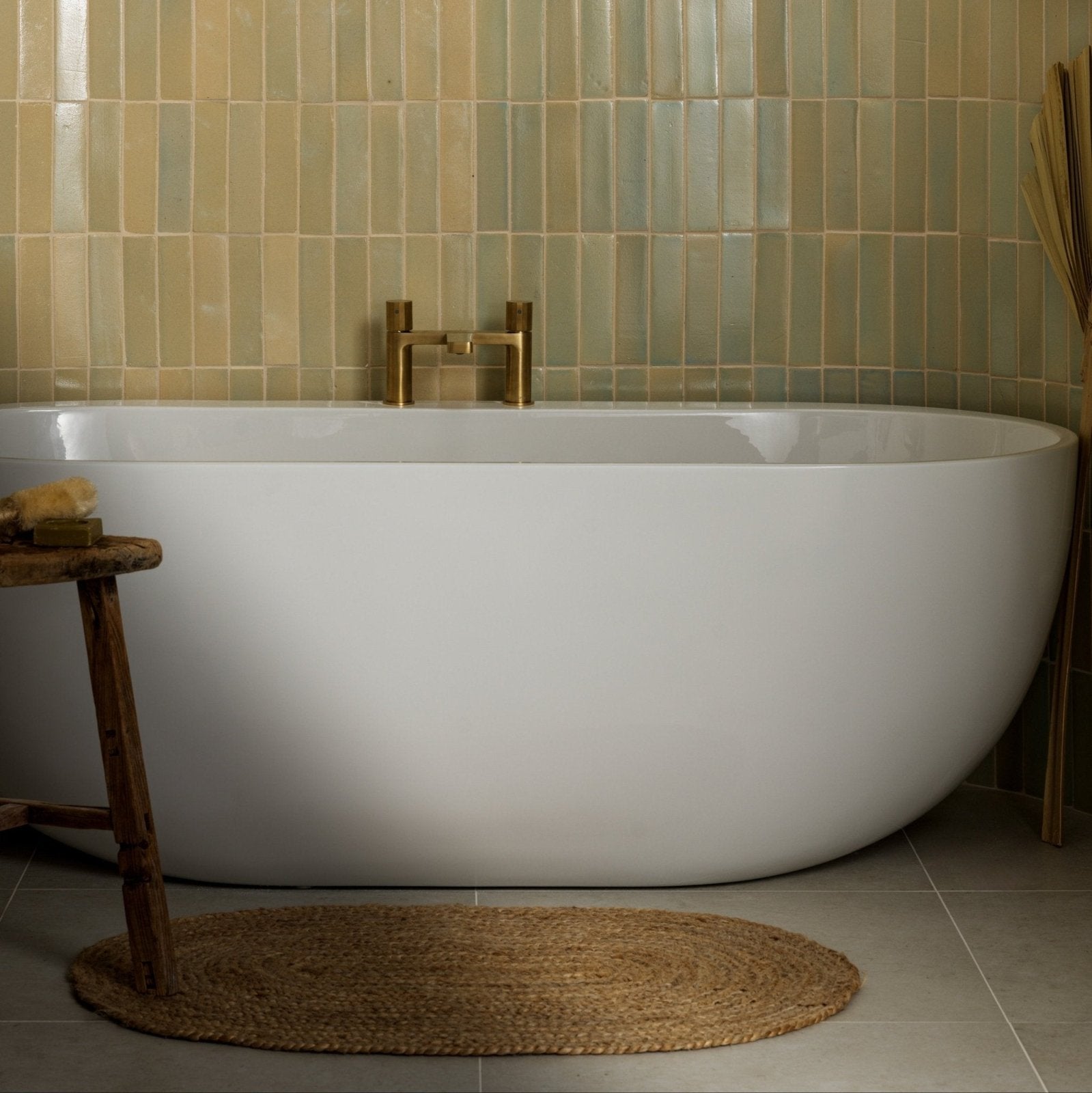 Stone Glaze Ceramic Chambray Gloss Brick