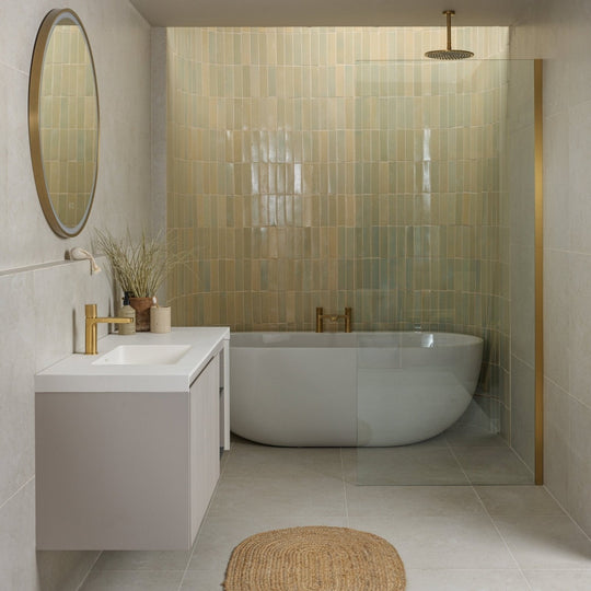 Stone Glaze Ceramic Chambray Gloss Brick