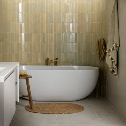 Stone Glaze Ceramic Chambray Gloss Brick