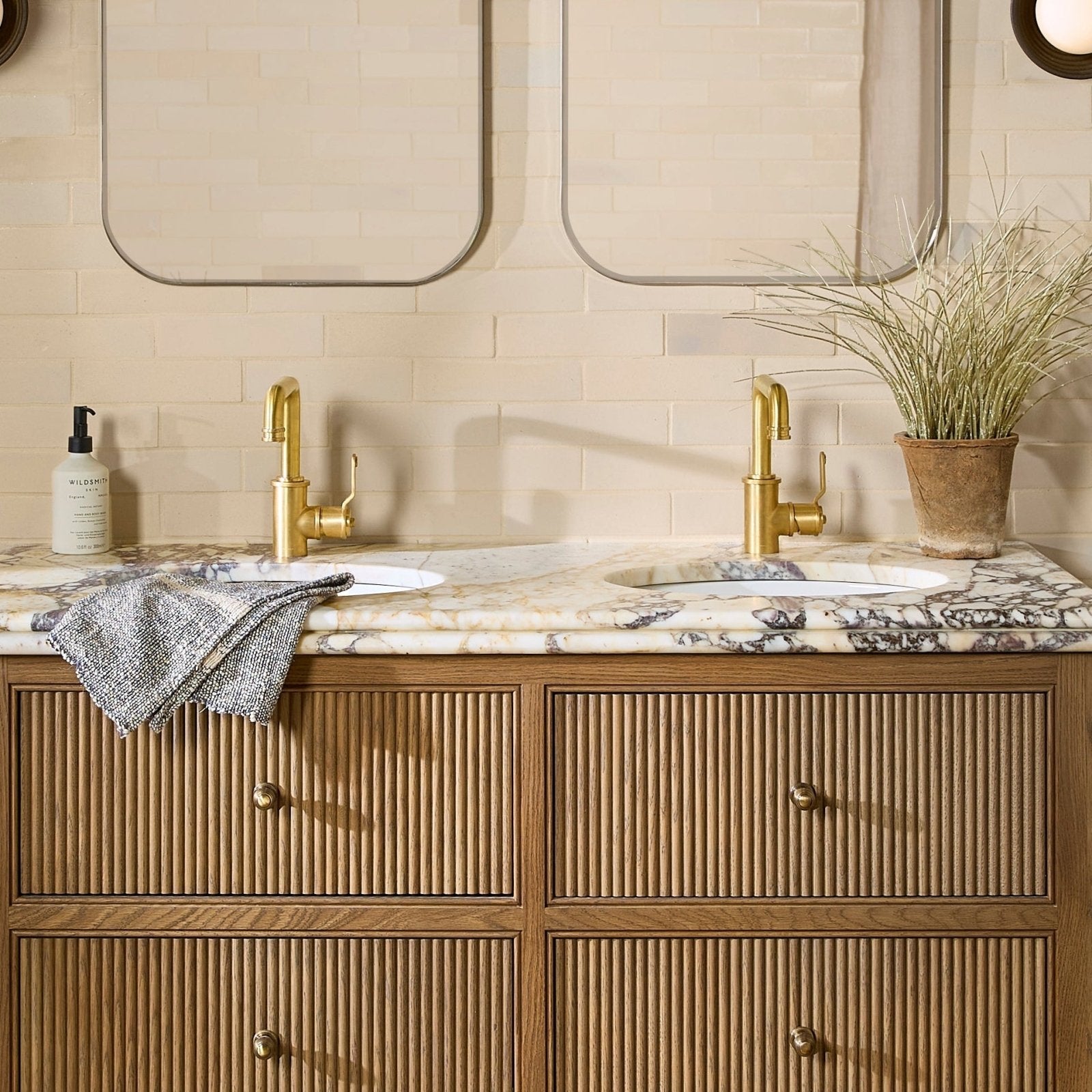 Stone Glaze Ceramic Linen Gloss Brick cream glazed brick wall tiles