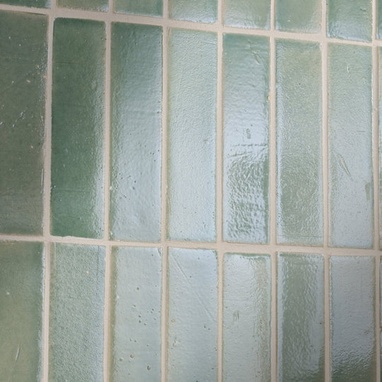 Stone Glaze Ceramic Menthol Gloss Brick - alternate view