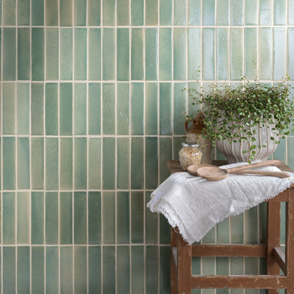 Stone Glaze Ceramic Menthol Gloss Brick