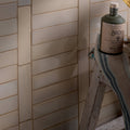Stone Glaze Ceramic Mink Gloss Brick beige and grey glazed brick tiles