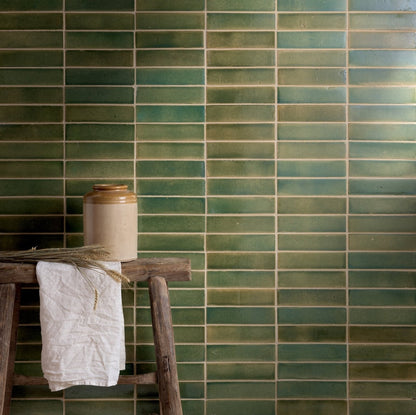 Stone Glaze Ceramic Olive Leaf Gloss Brick