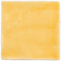 A square slice of straw field tile yellow cheese with a smooth slightly glossy surface and natural hue variations