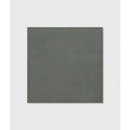 A matte-finished dark gray square stucco porcelain tile with subtle texture designed for durable wall and floor use