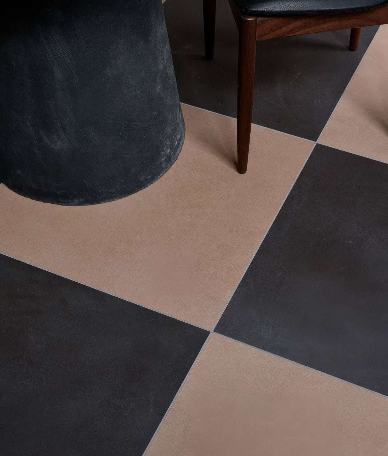 Stucco Porcelain Textured Umber