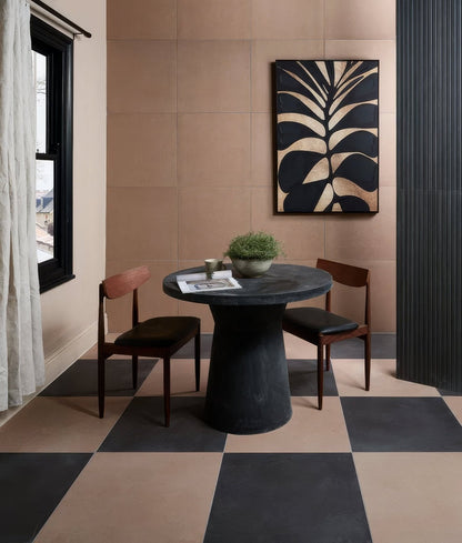 Stucco Porcelain Textured Umber