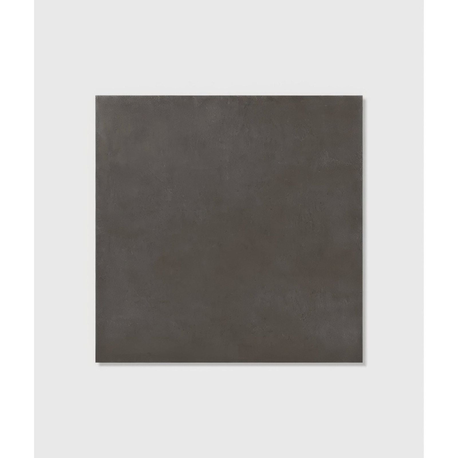 Dark gray matte-finish square stucco porcelain textured umber tile ideal for flooring and wall applications