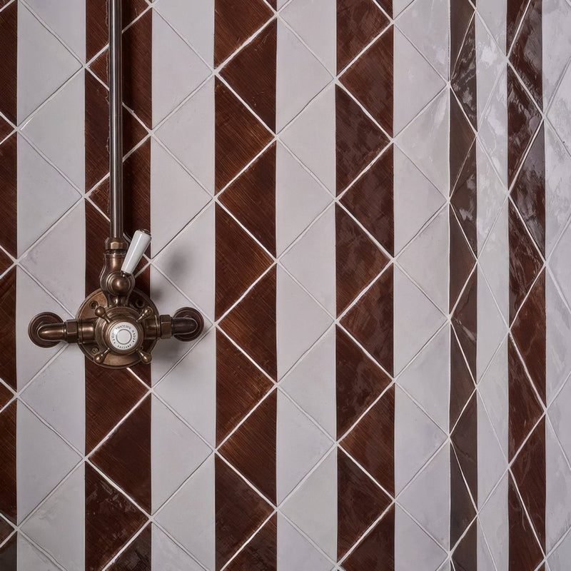 Studio Jamboree Handpainted Ceramic Chocolate Tri