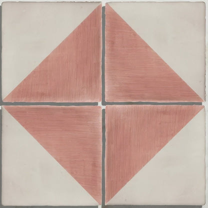 Studio Jamboree Handpainted Ceramic Coral Tri